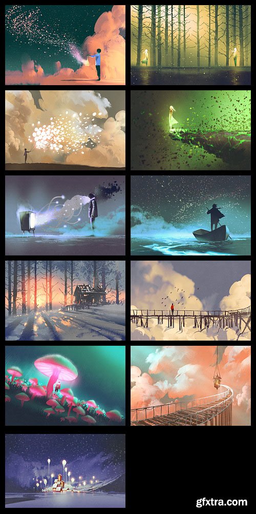 Fantasy Illustrations - Loneliness &amp; Hope 50xJPG