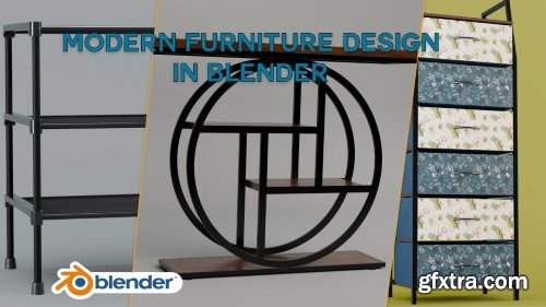Skillshare - Modern Furniture Design in Blender 4.0