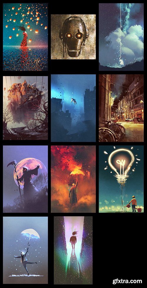 Fantasy Illustrations - Loneliness &amp; Hope 50xJPG