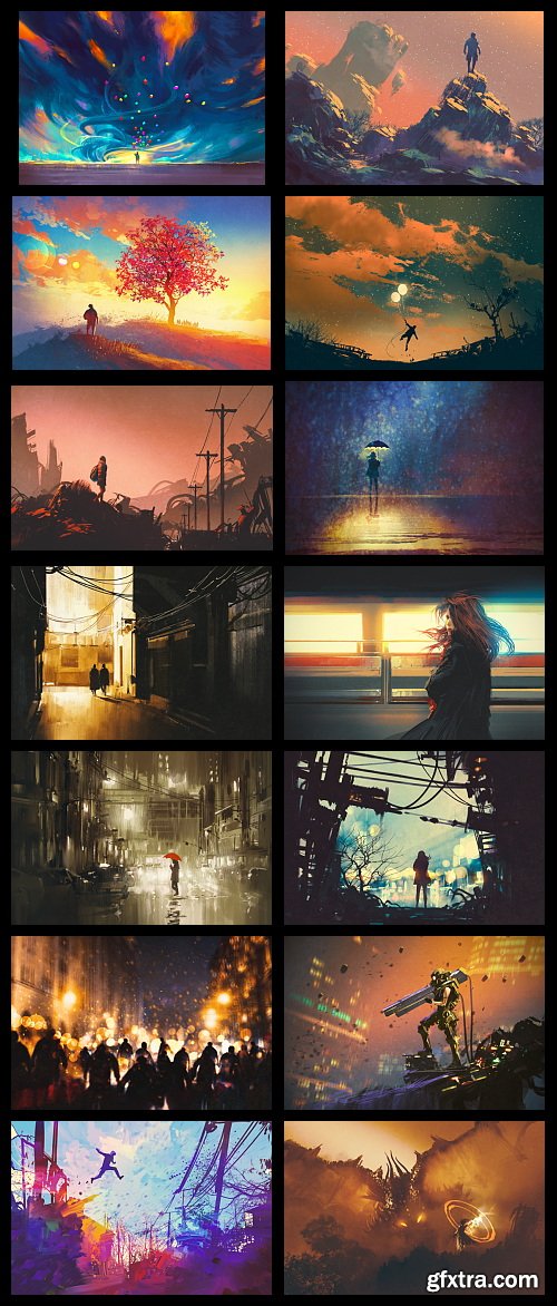 Fantasy Illustrations - Loneliness &amp; Hope 50xJPG