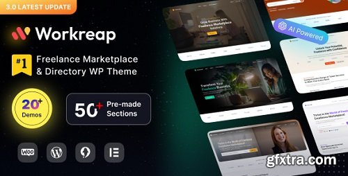 Themeforest - Workreap - Freelance Marketplace WordPress Theme 23712454 v3.1.2