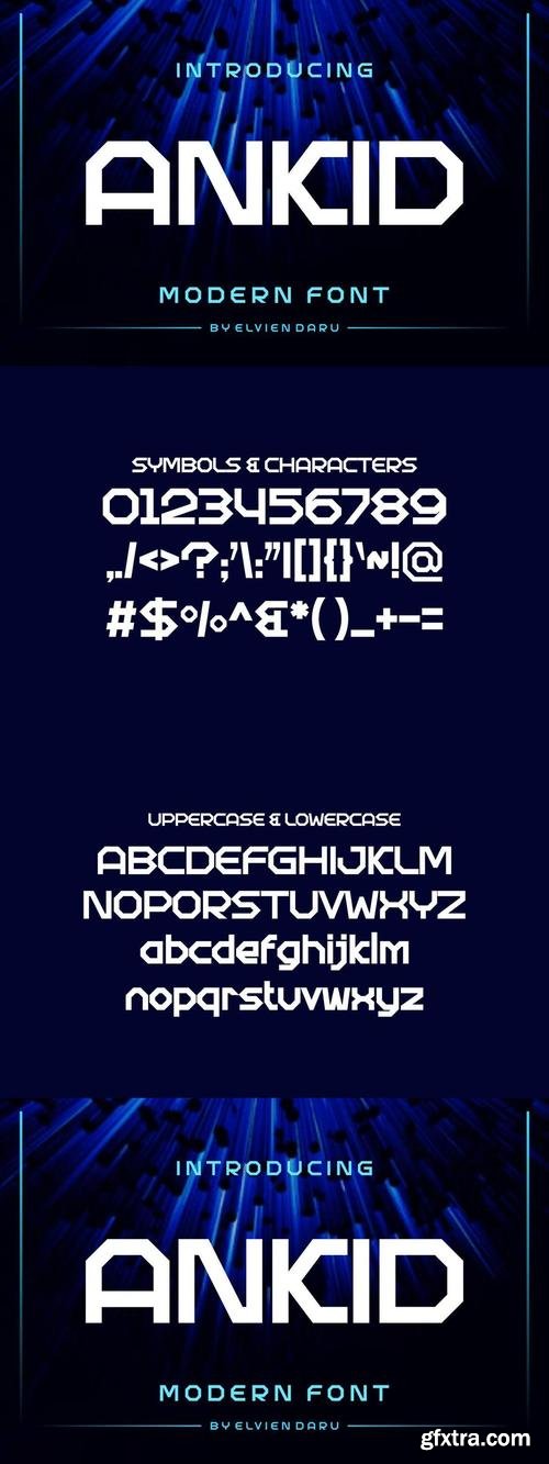Ankid - Display Font