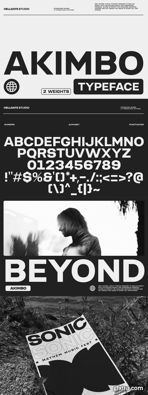 Akimbo Typeface