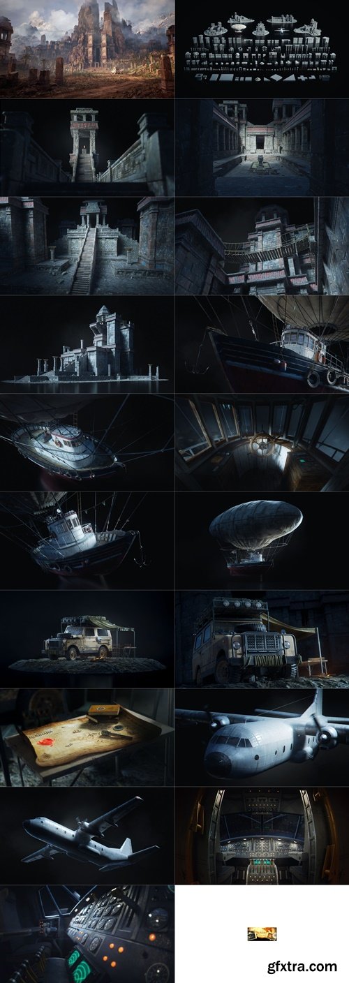 KitBash3D - Secrets Of The Luminara