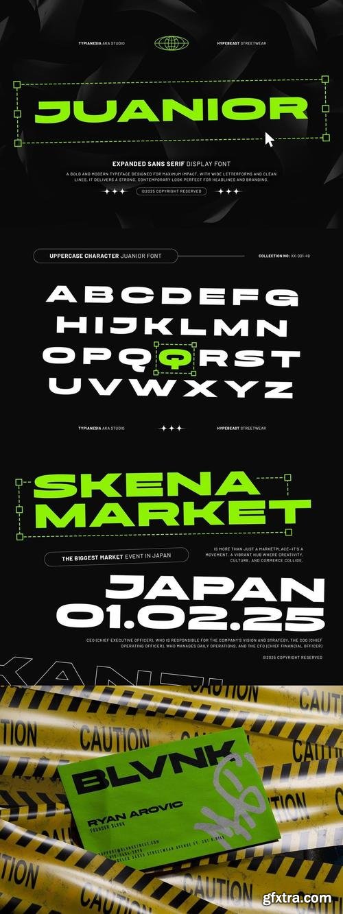 Juanior - Expanded Sans Serif Display