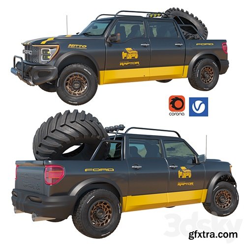 3dsky Pro - ford raptor