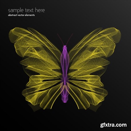 Abstract Waves & Lines Vector Backgrounds 20xEPS