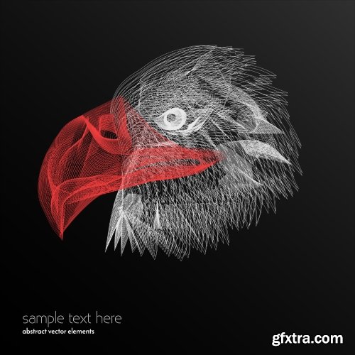 Abstract Waves & Lines Vector Backgrounds 20xEPS