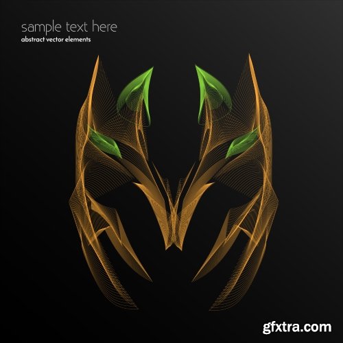 Abstract Waves & Lines Vector Backgrounds 20xEPS