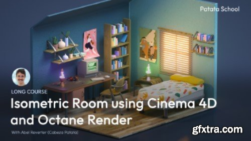 Patata School - How to Make an Isometric Room in Cinema 4D and Octane