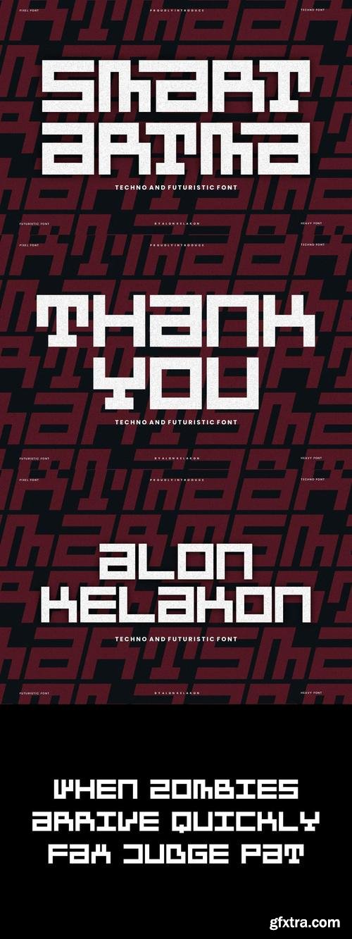 Smart Artma - Techno & Sport Font