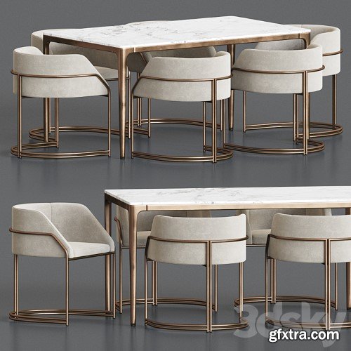 3dsky Pro - Dining Set vol.1 3d Models