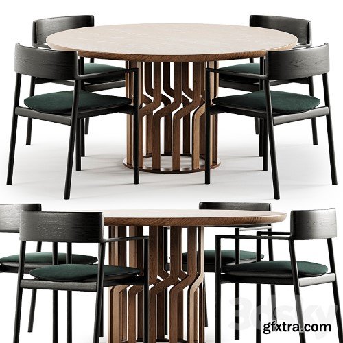 3dsky Pro - Dining Set vol.1 3d Models