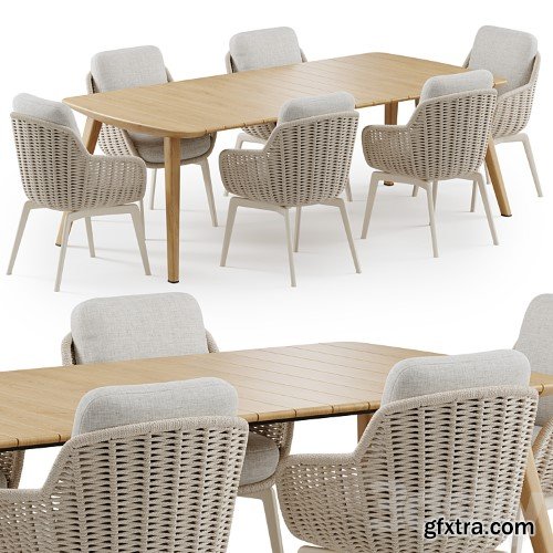 3dsky Pro - Dining Set vol.1 3d Models