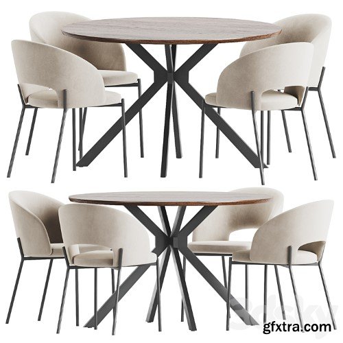 3dsky Pro - Dining Set vol.1 3d Models