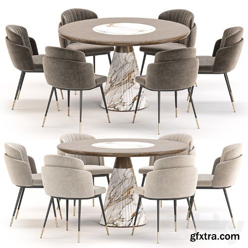 3dsky Pro - Dining Set vol.1 3d Models