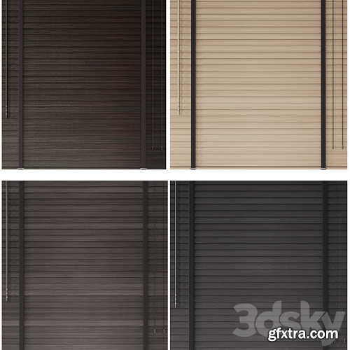 3dsky Pro - Folding wooden blinds
