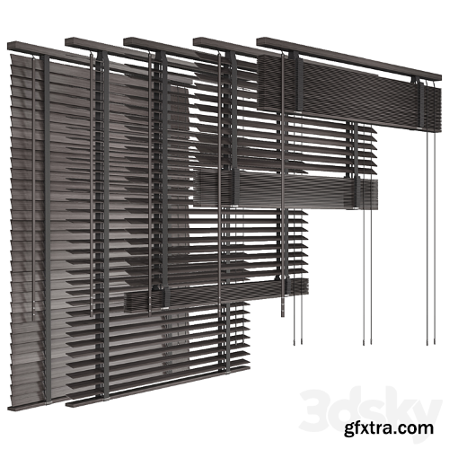3dsky Pro - Folding wooden blinds