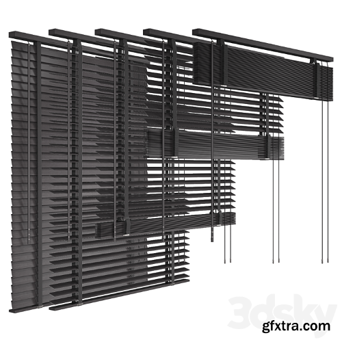 3dsky Pro - Folding wooden blinds