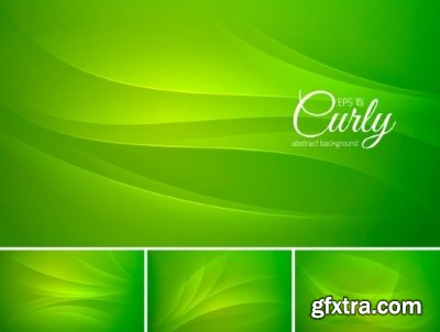 Twist & Curly Abstract Backgrounds 22xEPS