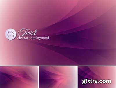 Twist & Curly Abstract Backgrounds 22xEPS