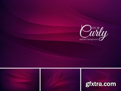 Twist & Curly Abstract Backgrounds 22xEPS