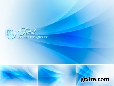 Twist & Curly Abstract Backgrounds 22xEPS