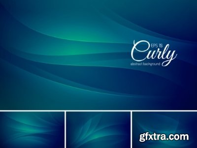 Twist & Curly Abstract Backgrounds 22xEPS