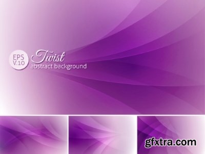 Twist & Curly Abstract Backgrounds 22xEPS
