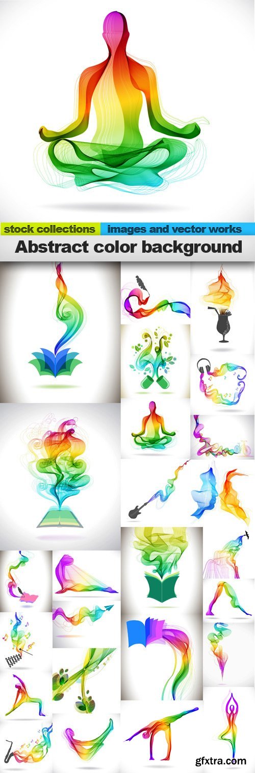 Abstract Color Conceptual Backgrounds 25xEPS