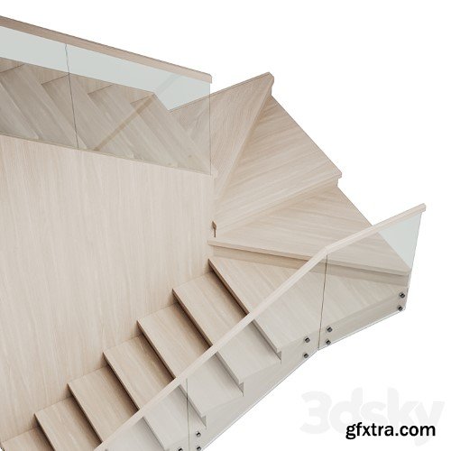 3dsky Pro - Modern stairs 3