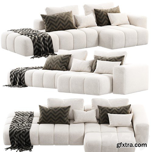 3dsky Pro - SHAMARA SOFA by nohohome, sofas