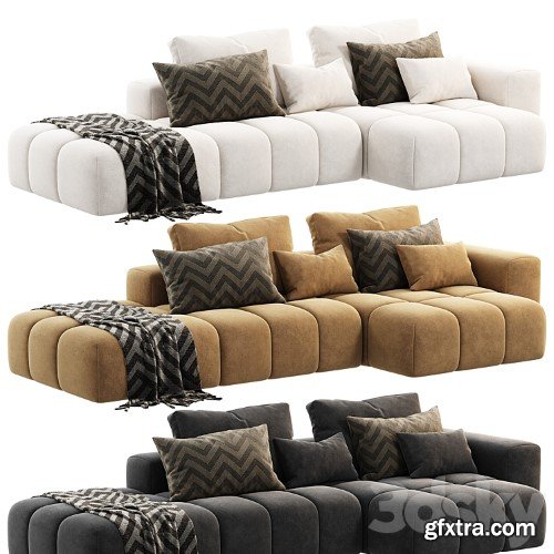 3dsky Pro - SHAMARA SOFA by nohohome, sofas