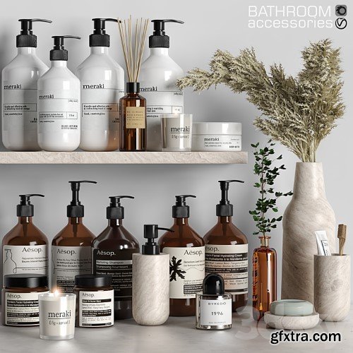 3dsky Pro - Decoration for Bathroom vol.1 3d Models