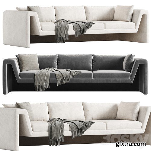 3dsky Pro - PERIMETER GRAY SOFA