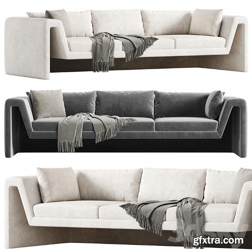 3dsky Pro - PERIMETER GRAY SOFA