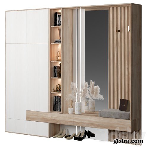 3dsky Pro - hallway composition