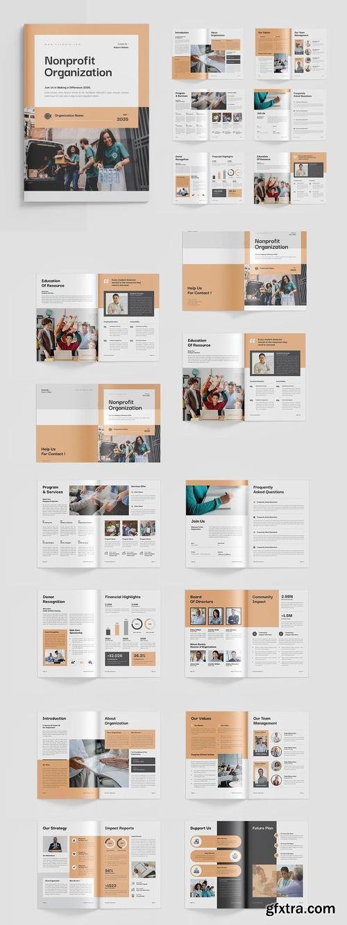 Nonprofit Organization Brochure GARNQ5T