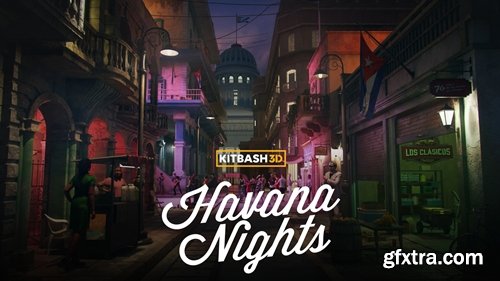 Kitbash3D - Havana Nights - Blender only 4K Textures