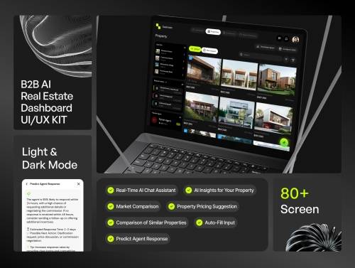 'Deal Mate - B2B Real Estate Dashboard UI KIT'