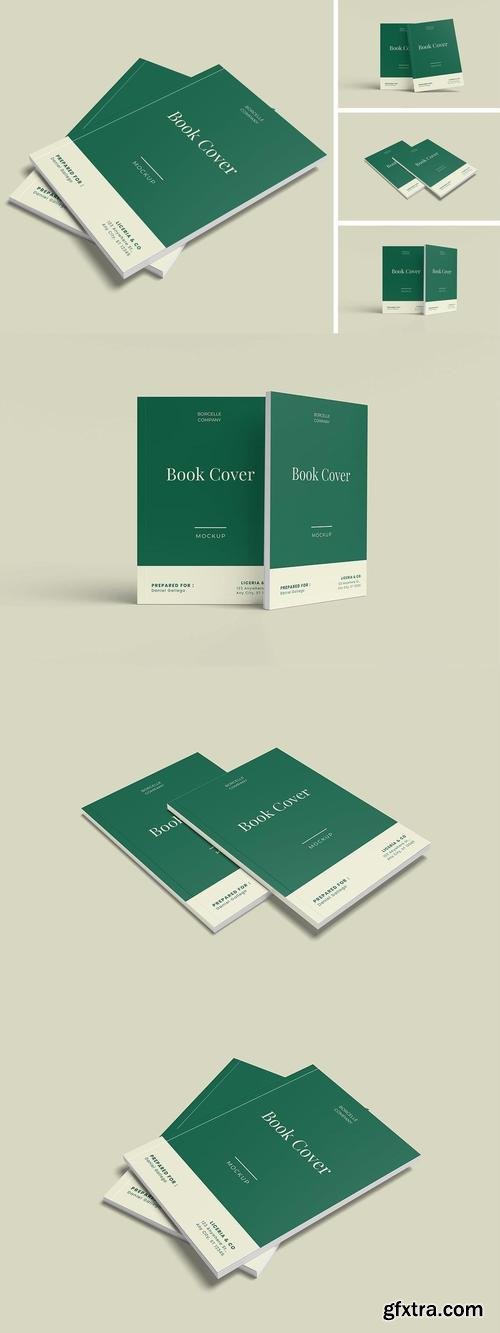 Book Cover Mockup JD6SBH8