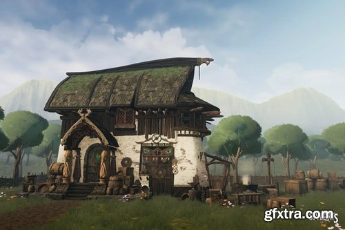 Unity Asset - Stylized Viking Hut v2021.3.6f1