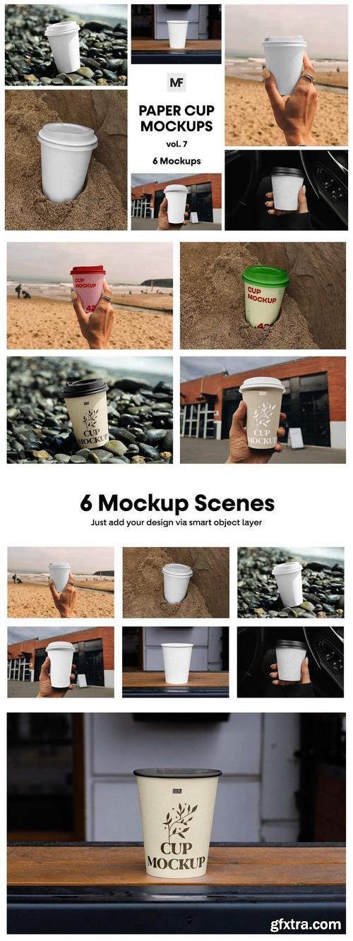 Cup Mockups - Packaging Mockups vol.7 8JYYT2D