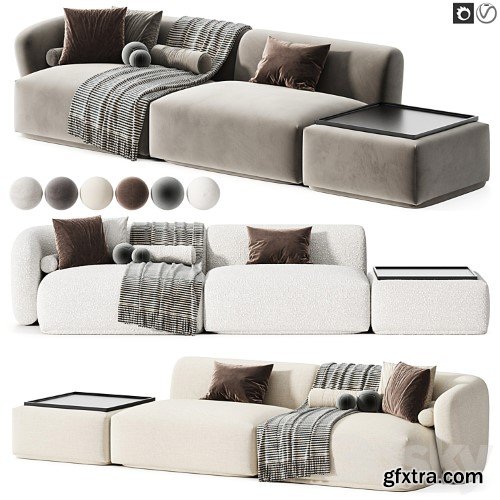 3dsky Pro - Modular Sofa vol.1 3d Models