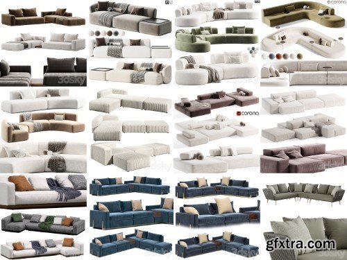 3dsky Pro - Modular Sofa vol.1 3d Models