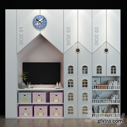 3dsky Pro - Furniture for children vol.1 3d Models