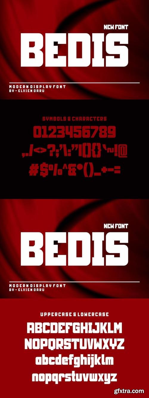 Bedis - Bold Display Font
