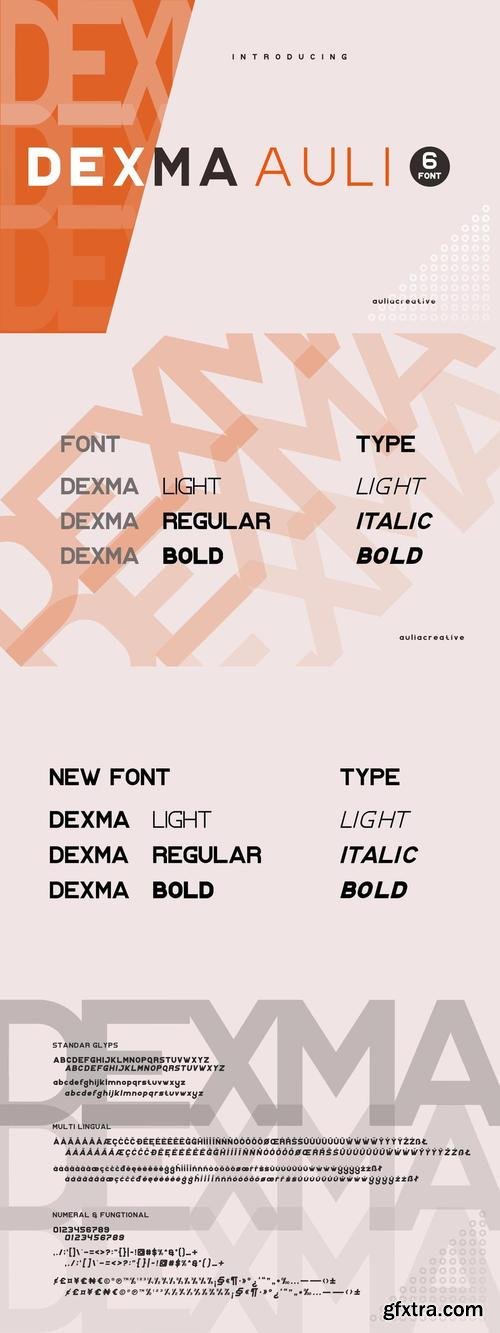 Dexma Auli - Display Modern Sans-Serif
