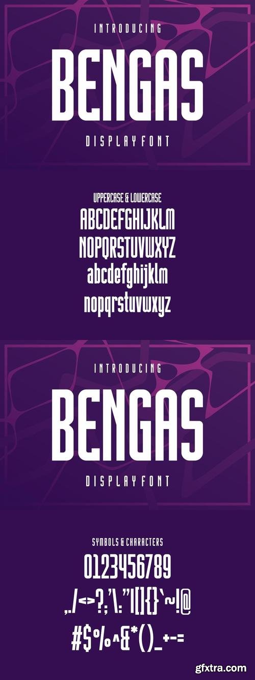 Bengas - Sans Serif Display Font