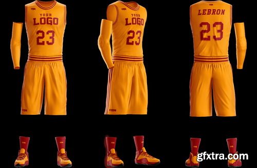 Sportstemplates - Slam Dunk Basketball Uniform Template